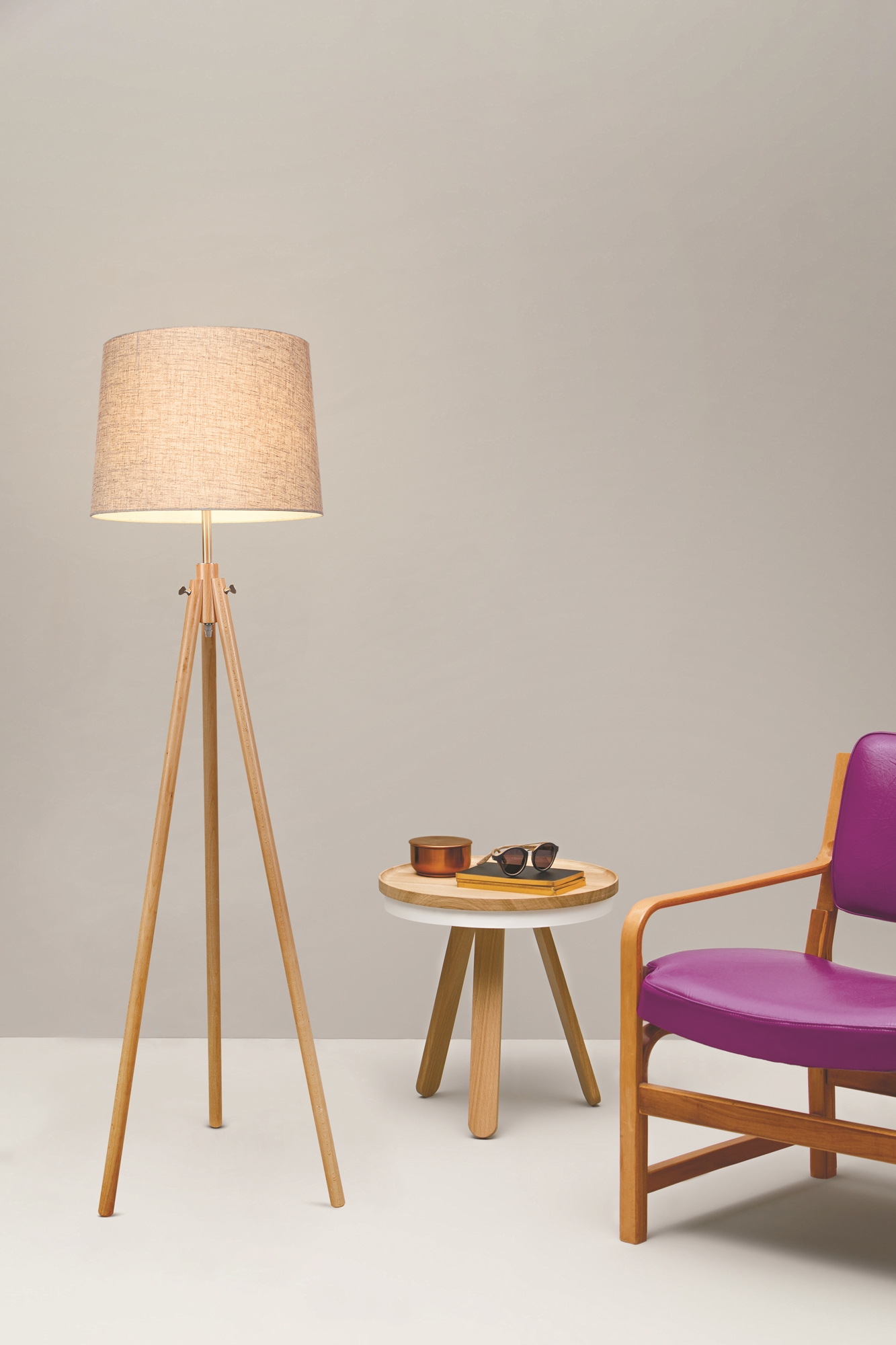 Торшер на 1 лампу Maytoni Z177-FL-01-BR