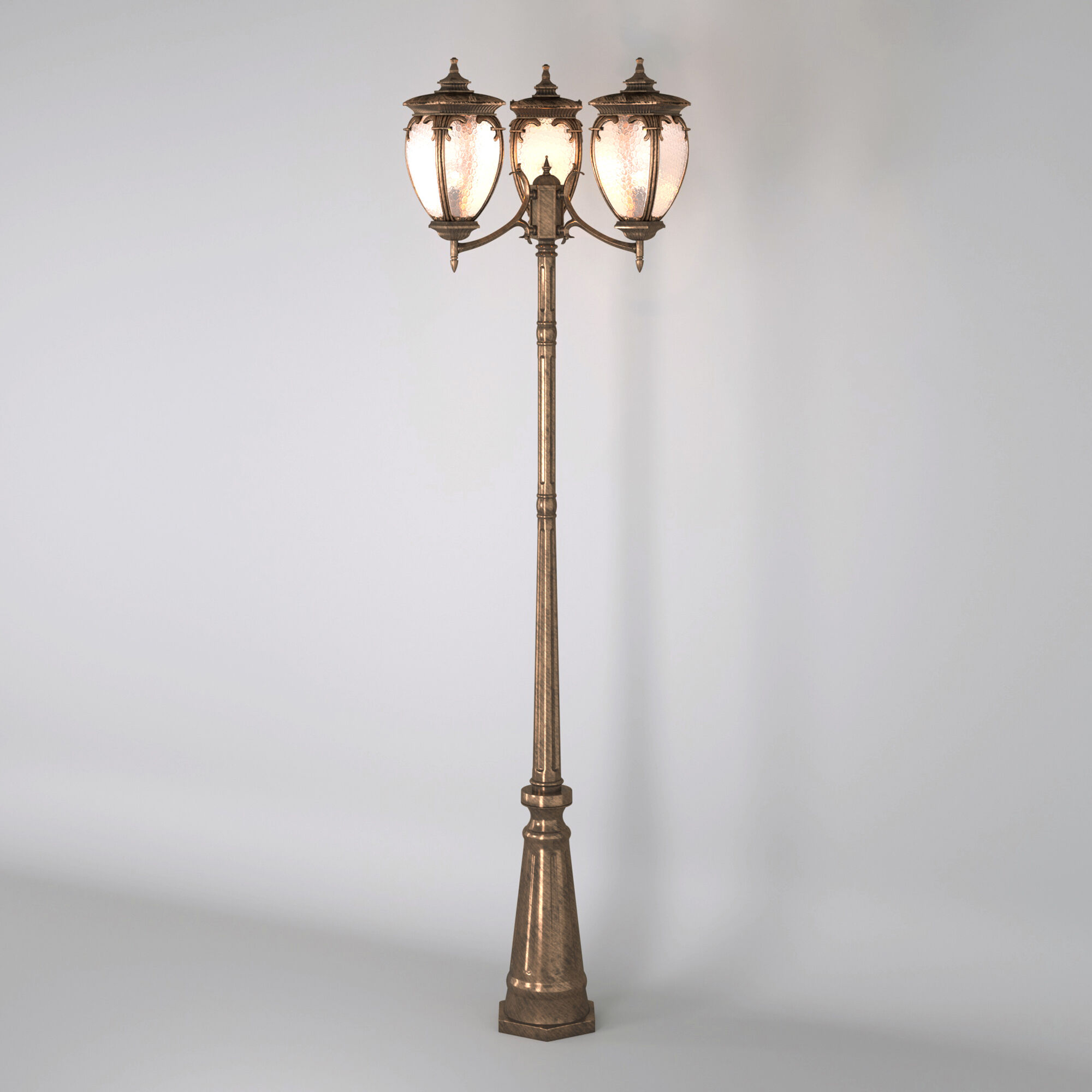 Уличный светильник Elektrostandard GLYF-8024F/3 черное золото