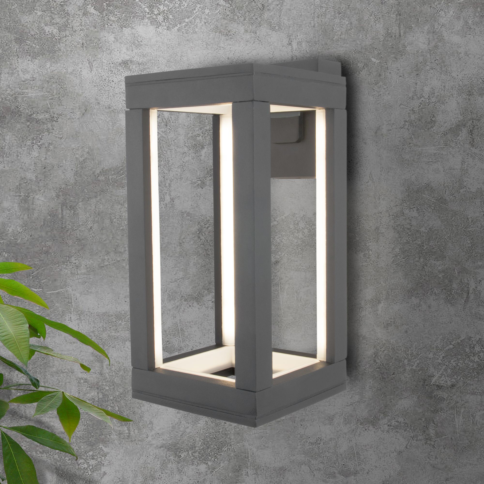 Уличный светильник настенный Elektrostandard 1527 TECHNO LED серый