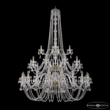 Люстра хрустальная 1402/20+10+5/530/h-206/3d G Люстра большая Bohemia Ivele Crystal 1402/20+10+5/530/h-206/3d G