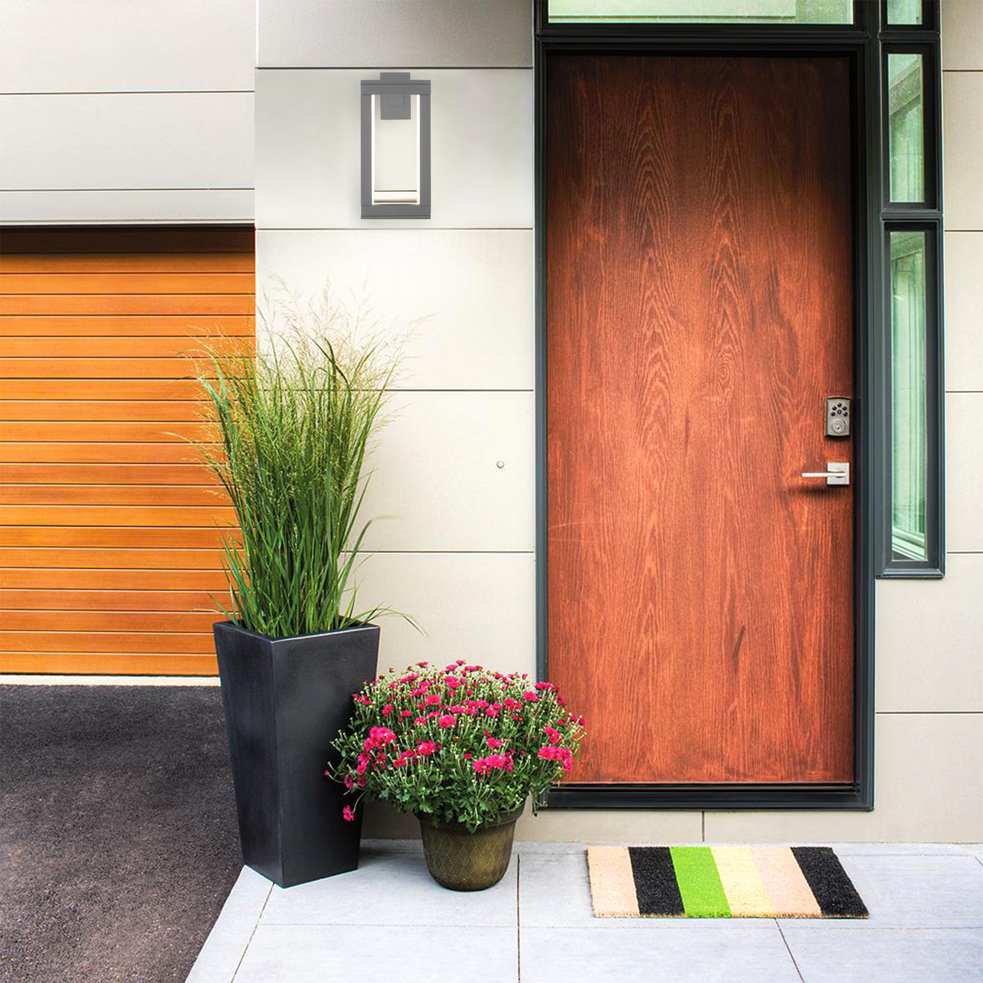 Уличный светильник настенный Elektrostandard 1527 TECHNO LED серый