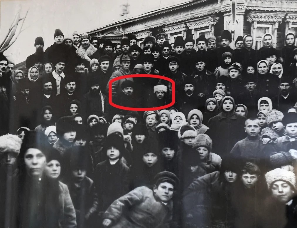 Ленин и Крупская в деревне Кашино
