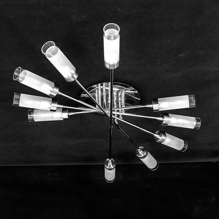 CL109101 Хеликс Хром Мат+Хром Св-к Люстра Люстра потолочная  CL109101