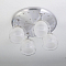 CL158142 Самба+LED Алюм+Хром Св-к Люстра Люстра потолочная  CL158142