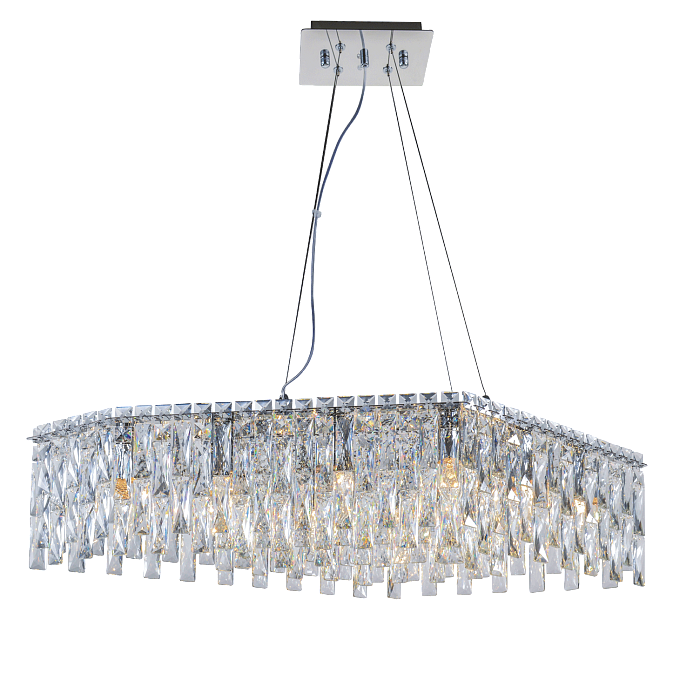 Люстра NewRgy 5725R/10A CHROME+CLEAR