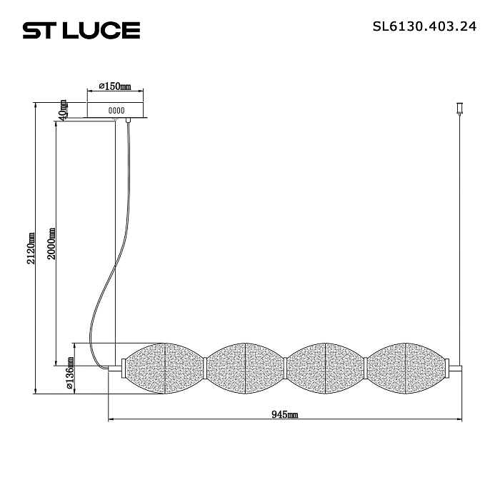 ST LUCE SL6130.403.24