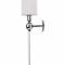 Бра Crystal Lux MIRABELLA AP1 CHROME/WHITE