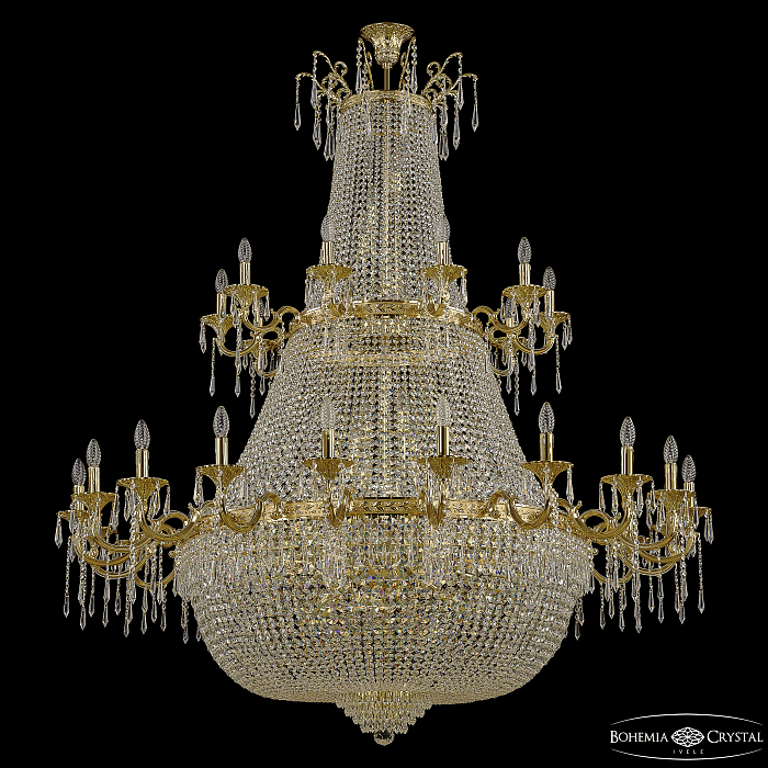 Люстра Bohemia Ivele Crystal 2227H201/20+10/162IV/2D/Y1 G