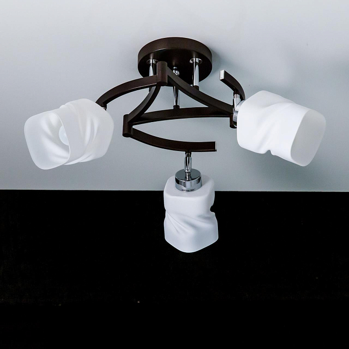 CL126132 Берта Хром+Венге Св-к Люстра Люстра потолочная  CL126132