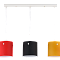 Светильник тройной Sfera Sveta 5042/3 RED+BLACK+TEA