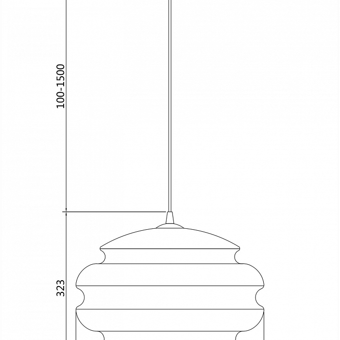 Светильник одинарный Maytoni P078PL-01BL