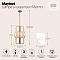Светильник одинарный Maytoni MOD099PL-03G
