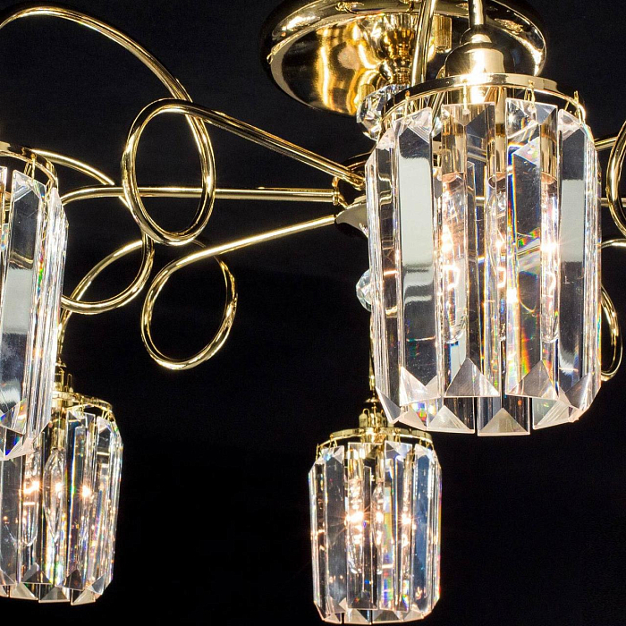 CL330182 Синди Золото Св-к Люстра Люстра потолочная  CL330182