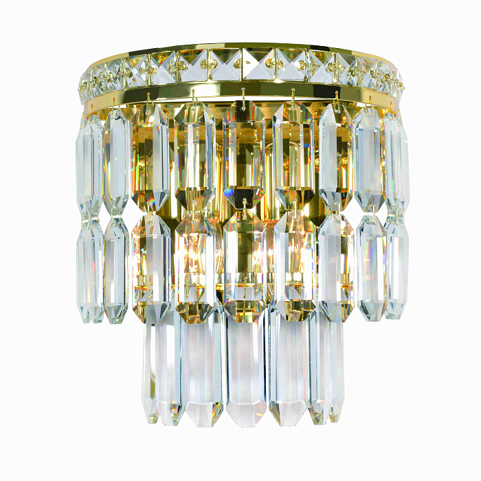 Бра NewRgy W2796E/2A GOLD+CLEAR