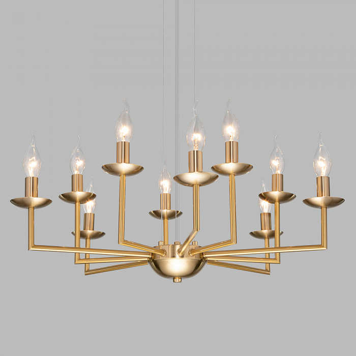 Люстра подвесная Eurosvet 60150/10 латунь