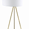 Настольная лампа NewRgy 2001ATL ANTIQUE BRASS+WHITE