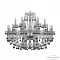 Люстра большая Bohemia Ivele Crystal 1409/12+6/300 Ni K731