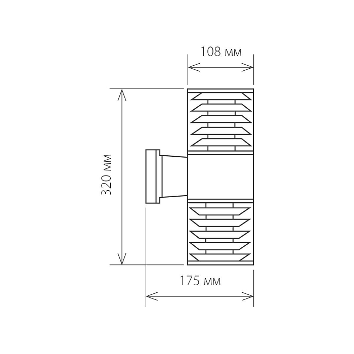 Уличный светильник Elektrostandard 1407 Techno cерый