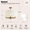 Светильник подвесная Maytoni H007PL-05G