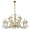 Люстра Newport 8620+5/C mat.soft gold clear