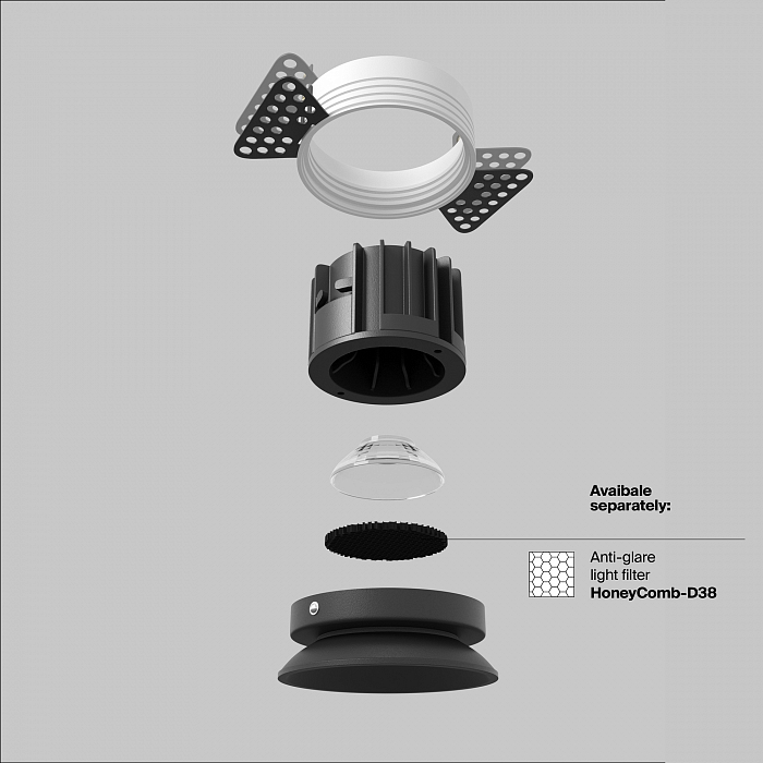 Светильник Technical DL058-12W4K-TRS-B