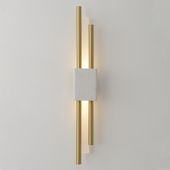 Crystal Lux CARTA AP6W LED WHITE/BRASS