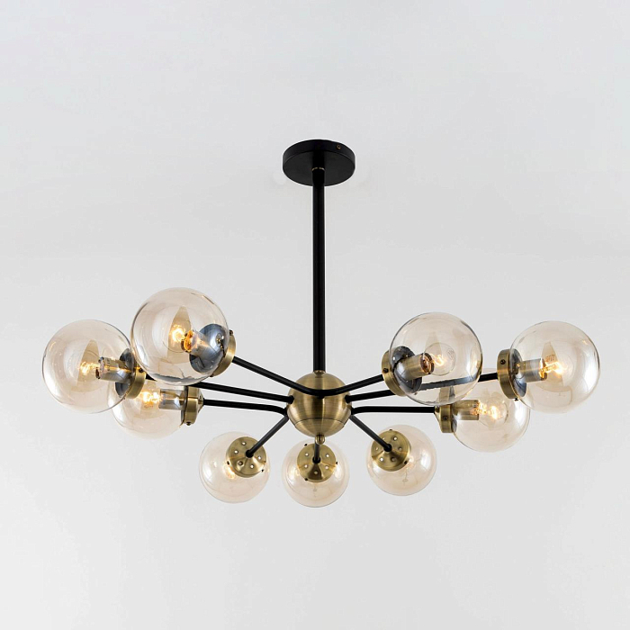 CL105295 Планета Черн+Дымч. Св-к Люстра Люстра на штанге  CL105295