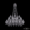 Люстра большая Bohemia Ivele Crystal 1411/20+10+5/460/h-175/2d Ni