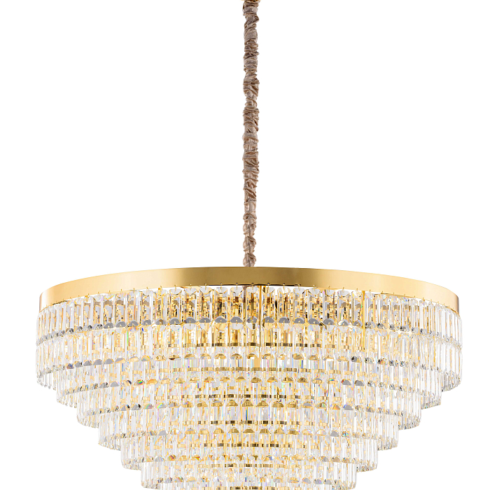 Люстра NewRgy 2752E/22A GOLD+CLEAR