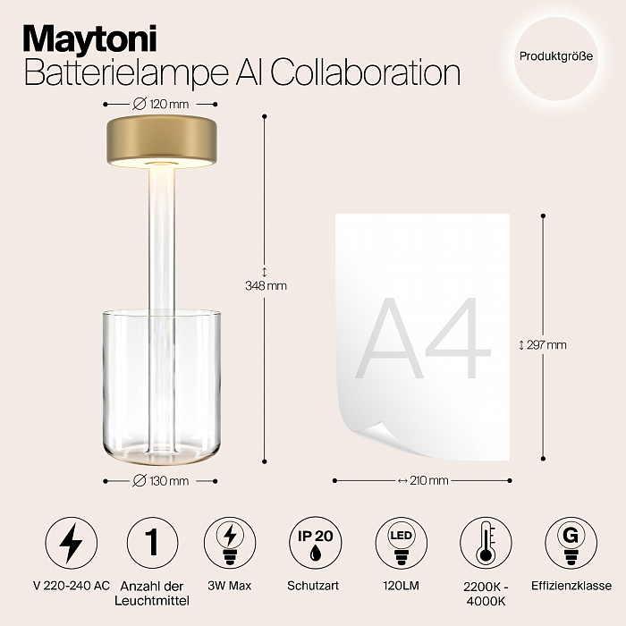 Светильник Maytoni MOD229TL-L3G3K1