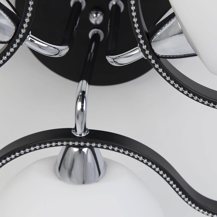 CL131132 Октава Темный+Хром Люстра Люстра потолочная  CL131132