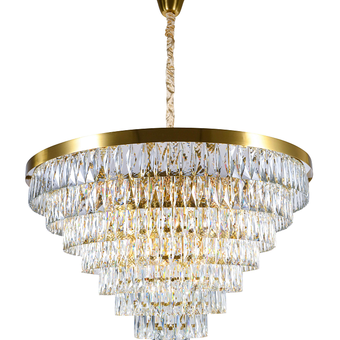 Люстра NewRgy 2431P/22A PT BRS+CL