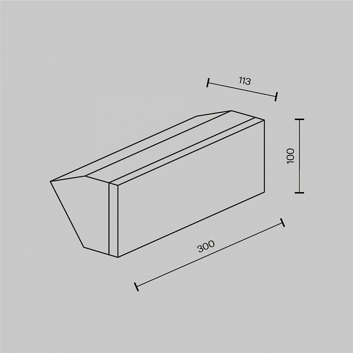 Бра Outdoor O436WL-L20GF3K