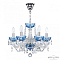 Люстра Bohemia Ivele Crystal 5402/6/141 Ni Aquamarine/M-1G