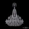 Люстра большая Bohemia Ivele Crystal 1409/24+12+6/460/XL-175/2d Ni