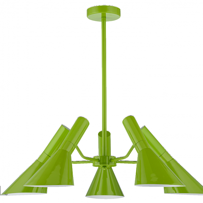 Люстра на штанге Sfera Sveta 1001P/5 GREEN