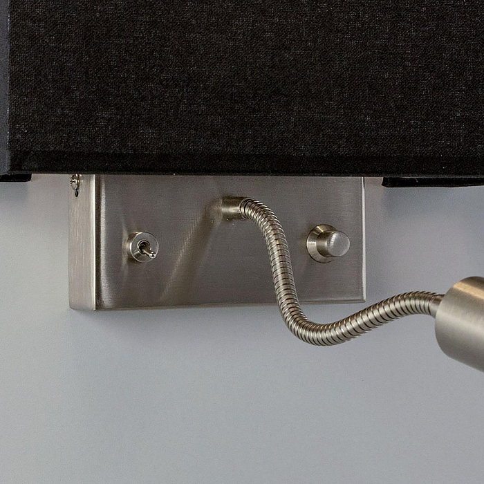 CL704301 Декарт Хром.Мат+Черный Св-к Настенный Бра светодиодное  CL704301