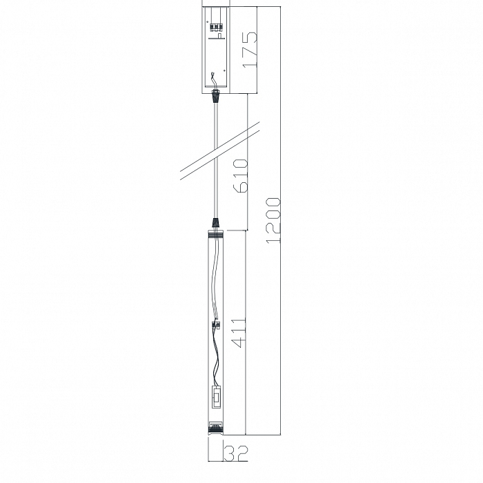 Светильник одинарный Freya FR5168PL-L3G