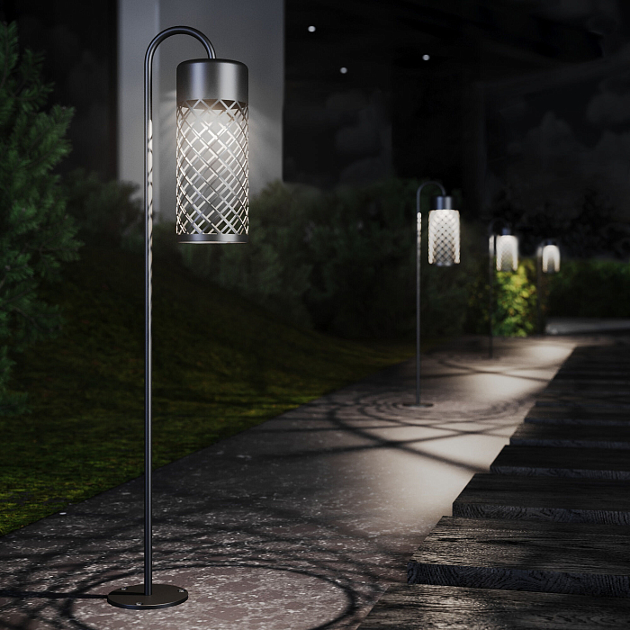 Светильник садово-парковый Ombra 8W 4000K черный 35179/S Уличный светильник Elektrostandard 35179/S