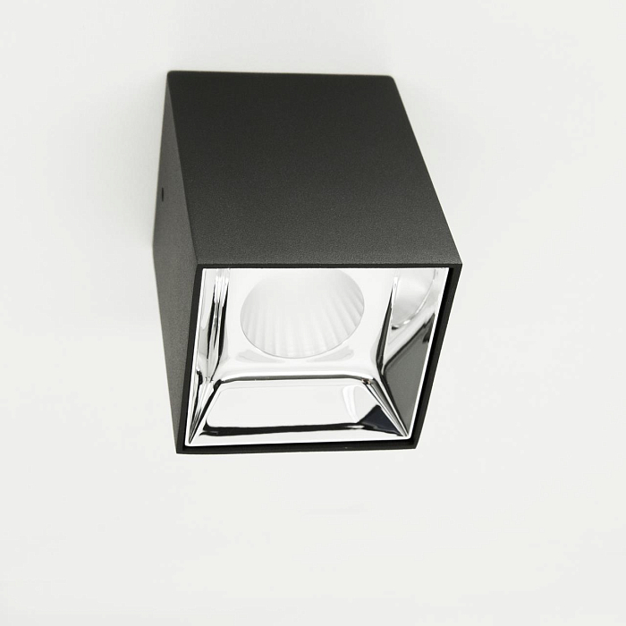 CL7440212 Старк Черный+Хром Св-к Потол. 12W*3500K Светильник накладной  CL7440212