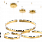 Люстра NewRgy 3002A-DWS-4+6+8 BRASS