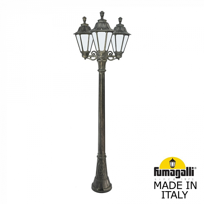 Уличный светильник на столбе Fumagalli E26.158.S30.BYF1R