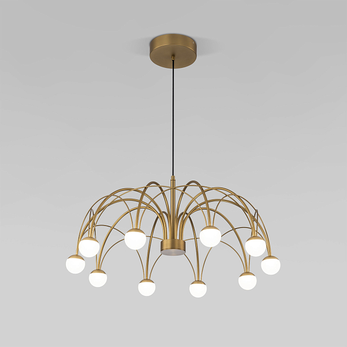 Люстра Eurosvet 90030/10 LED золото