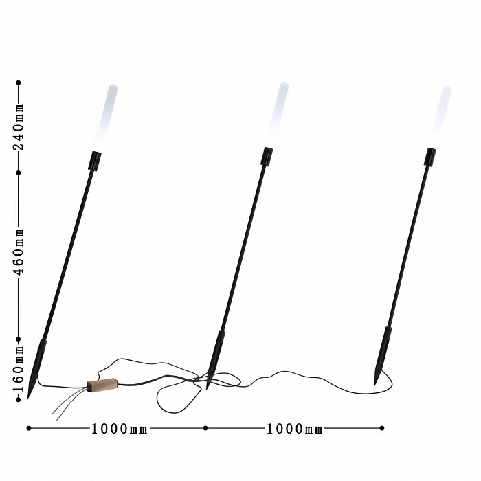 Уличный светильник ландшафтный Favourite 4048-3T