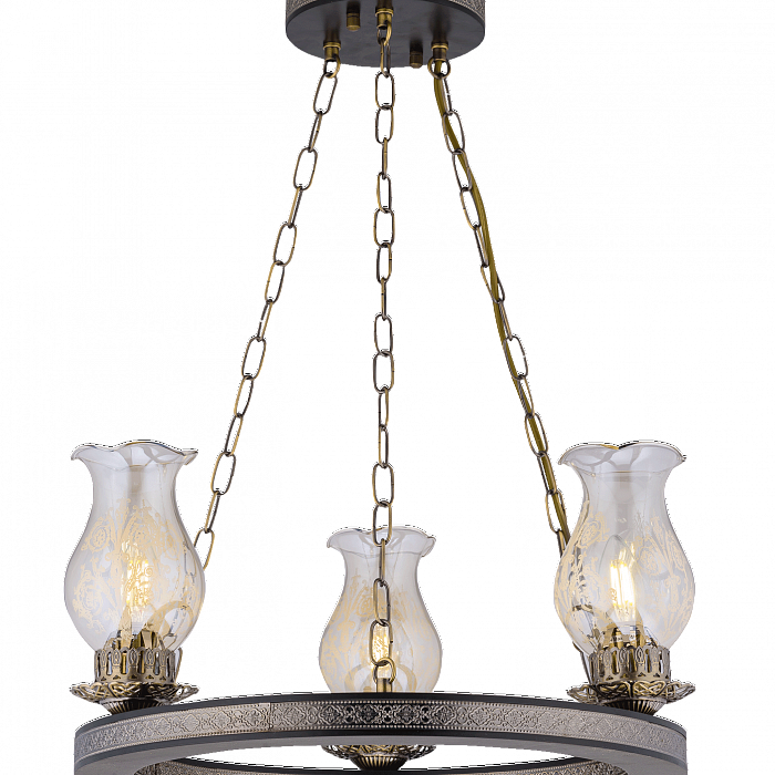 Люстра подвесная Sfera Sveta 85649/3B WENGUE+AB