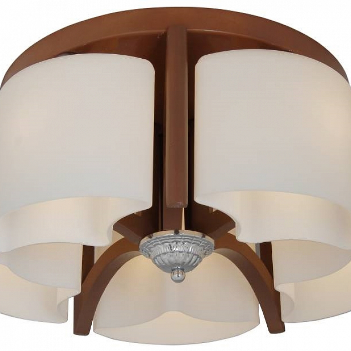 Люстра потолочная Sfera Sveta 85652/5C BROWN+CHROME