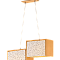 Светильник двойной Sfera Sveta 85502/2PC WOOD+CH