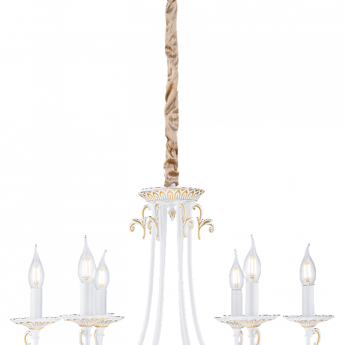 Люстра подвесная Sfera Sveta 5017/6 WH+GD