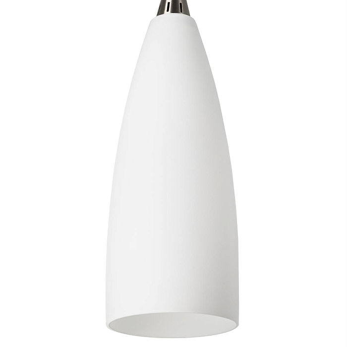 CL942011 Бокал Белый+Хром Мат. Подвес Светильник одинарный  CL942011