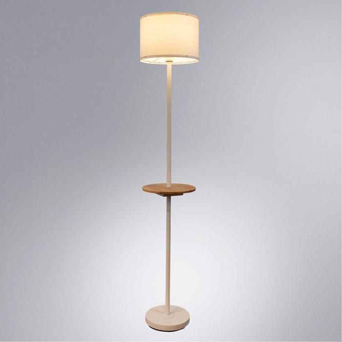 Торшер на 1 лампу ARTE LAMP A4056PN-1WH